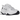 Nike M2K Tekno Cool White sneakers i sidoprofil som visar vit överdel i läder, en chunky sula och matchande snören.