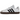 Adidas VL Court 3.0 Cloud White Core Black Grey One sneakers i sidoprofil med vit läderöverdel, svarta ränder och gummisula