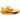 Nike Vomero Plus Citron Pulse Laser Orange sneakers i sidoprofil med gul och orange ovandel samt vit sula