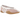 Adidas Taekwondo Mei Ballet Clear Pink White sneakers i sidoprofil med ljusrosa överdel i läder, vita detaljer och slät design