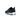 Nike Air Max 97 Black White sneakers sedd från sidan med svart vågig ovandel, vit mellansula och synlig dämpning i full längd