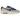 Nike Air Max 90 Coconut Milk Deep Royal Blue sneakers i sidoprofil med krämvit mesh-ovandel och blå detaljer