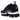 Nike Air VaporMax Plus Overbranding Black sneakers i en vinklad profil med svart ovandel, vita logotyper och en genomskinlig VaporMax-sula.