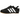 Adidas Taekwondo Black White sneakers i sidoprofil med svart ovandel i läder, vita 3-stripes och låg gummisula