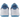 Nike Air Force 1 '07 'First Use - White University Blue' sneakers i sidoprofil med vit ovandel och blå detaljer