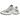 New Balance 9060 Sea Salt Castlerock sneakers i sidoprofil med vit mesh, ljusgrå mocka och en karaktäristisk tjock sula