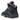 Jordan 5 Retro PSG Paris Saint-Germain Off Noir sneakers i sidoprofil med svart ovandel, matchande skosnören och synlig Air-enhet