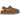 UGG Goldenstar Villa Clog Chestnut sneakers i sidoprofil med brun mockaöverdel, hälrem och sula