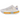 Nike Vomero Premium White Lapis Total Orange sneakers i sidoprofil med vit ovandel, blå detaljer och orange skosnören
