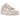 Nike Dunk Low Safari Phantom sneakers i en vinklad profil med vit ovandel, mönstrade överlägg och snören