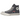 Converse Chuck 70 Hi Stranger Things Magnet sneakers från sidan med mörkgrå canvas, gummisula, vita skosnören och ett ikoniskt runt logotyp