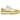 Air Jordan 11 Retro Low Yellow Snakeskin sneakers, sidovy med gult ormskinnsmönster, vit läderovandel och vit yttersula med Air-dämpning i hälen