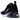 Nike Air Max 270 Black White sneakers sedd från sidan med svart ovandel i mesh, vit mellansula och den stora genomskinliga Max Air-enheten vid hälen.