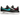 Nike Air Force 1 Low G-Dragon Peaceminusone Para-Noise 3.0 sneakers i sidoprofil med svart läderöverdel, sliten effekt och vit mellansula med Swoosh