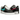 Nike Air Force 1 Low G-Dragon Peaceminusone Para-Noise 3.0 sneakers i sidoprofil med svart läderöverdel, flerfärgad swoosh och klassisk gummisula