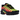 Nike Air Max Plus Black Volt Solar Red sneakers i profil med svart ovandel, neongröna detaljer, synliga Air-enheter och vågig TPU-ram.