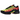 Nike Air Max Plus Black Volt Solar Red sneakers i sidoprofil med svart mesh, tydliga Volt-detaljer och röd Air-sula.