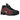 Nike Shox R4 Black Team Red sneakers i sidoprofil med svart ovandel, röda detaljer på Shox-dämpning och strukturerad yttersula