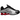 Nike Shox R4 Black Metallic Silver 2025 sneakers i sidoprofil med en stilren svart ovandel, reflekterande detaljer och de ikoniska dämpande pelarna i hälen.