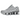 Nike Shox TL Chrome sneakers i en dynamisk vinklad profilvy med metallisk finish, karakteristiska dämpningspelare och svart ovandel i mesh.