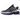 Nike Shox TL Persian Violet sneakers i sidoprofil med svart ovandel, ikonisk Shox-dämpning i lila och detaljerad swoosh-logotyp på sidan.