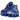 Nike Shox TL Hyper Royal sneakers i en dynamisk vinkel med blå mesh-ovandel, ikonisk stötdämpning i hela sulan och svarta detaljer.