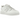 New Balance 480 Triple White sneakers i vitt läder med perforerad tåbox och klassisk vit sidoprofil från en vinklad vinkel