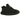 Adidas Yeezy Boost 350 Pirate Black (2023) sneakers i sidoprofil med svart ovandel i primeknit, röda detaljer vid hälfliken och en svart sula