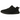 Adidas Yeezy Boost 350 Pirate Black (2023) sneakers i sidoprofil med svart Primeknit-ovandel, matchande svarta skosnören och en ribbad yttersula