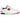 New Balance 550 Aime Leon Dore White Navy Red sneakers i profil med vit läderöverdel, marinblå N-logotyp, röda detaljer och vintage-sula