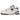 New Balance 550 Aime Leon Dore Purple sneakers sedda från sidan med vit läderovandel, lila detaljer och klassisk perforerad sidopanel