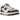 New Balance 550 White Burgundy sneakers i sidoprofil med vit läderovandel, detaljer i vinrött, klassisk N-logotyp och gummisula