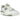 New Balance 550 White Mint Green sneakers i en klassisk profil från sidan med ovandel i vitt läder och fräscha mintgröna detaljer vid loggan
