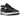 New Balance 550 Panda sneakers i sidoprofil med vit läderöverdel, svart logotyp och matchande svart och vit sula