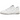 New Balance 550 White Grey sneakers i sidoprofil med ovandel i vitt läder, grå detaljer i mocka, vit mellansula och tydlig N-logotyp