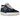 New Balance 550 Natural Indigo Suede sneakers i vinklad profil med marinblå mockaöverdel, vita detaljer och vit yttersula