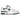 New Balance 550 Green sneakers i profil med vit läderovandel, gröna detaljer, klassisk N-logotyp på sidan och gummisula