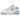 New Balance 550 UNC White Dusk Blue sneakers i en klassisk vinklad profil med vit läderovandel, blå detaljer och en slitstark gummisula