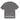 Broken Planet Find Your Balance T-shirt Ash Grey sneakers frontvy med vit grafik och avslappnad passform i grått bomullsmaterial