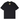 Broken Planet Luv My Planet T-shirt Midnight Black sneakers frontvy med grafiskt planet-tryck på bröstet och klassisk passform i svart bomull