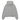 Broken Planet Zip Up Hoodie Heather Grey sneakers framifrån i grå bomull med dragkedja och tryck på bröstet