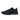 Nike Air Max 97 Triple Black sneakers i sidovy med helsvart vågig ovandel, matchande svarta skosnören och stötdämpande Air-sula i fullängd.