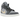 Air Jordan 1 Mid Grey Onyx sneakers från sidan med grå ovandel i nubuck, vita paneler och svart Swoosh på en klassisk gummisula