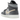 Air Jordan 1 Mid Grey Onyx sneakers från sidan med grå läderovandel, vit mellansula och svart ikoniskt Swoosh-logo på sidan