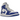 Air Jordan 1 Mid Kentucky Blue sneakers i sidovy med vit läderbas, blå paneler, matchande blå skosnören och vit mellansula