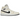 Air Jordan 1 Mid Coconut Milk sneakers sidoprofil med off-white läderpaneler, beige detaljer och ett ikoniskt svart swoosh på sidan.