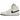 Air Jordan 1 Mid Coconut Milk sneakers i sidoprofil med cremefärgad ovandel i läder, vita skosnören och ikonisk svart Nike Swoosh-logotyp.