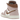 Air Jordan 1 Mid Pink Oxford Brown sneakers sedda från sidan med rosa läderovandel, bruna detaljer, vit mellansula och klassisk Jumpman-logotyp.