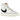 Nike Blazer Mid 77 Vintage White Black sneakers i sidoprofil med vit ovandel i läder, grå mockadetaljer och ett ikoniskt svart swoosh-logo.