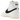 Nike Blazer Mid 77 Vintage White Black sneakers i en klassisk sidoprofil med vit läderovandel, grå mockadetaljer och svart Swoosh-logotyp